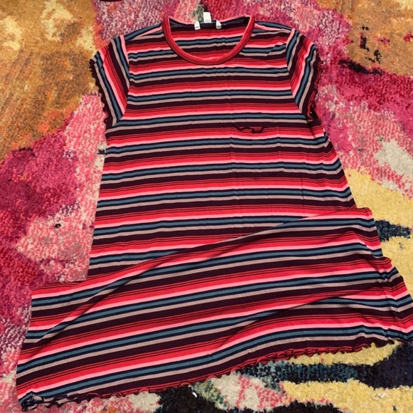 American Eagle Soft Striped Dress Casual - Picture 2 of 4